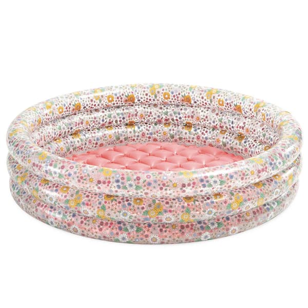 Inflatable paddling pool with flowers 86x25 cm INTEX 58427