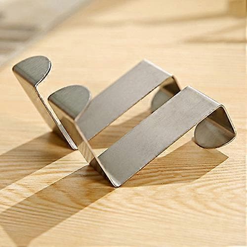 2 Pcs Storage Hooks High Durability Space-saving Metal Punch Free Towel and Clothes Storage Hooks for Home