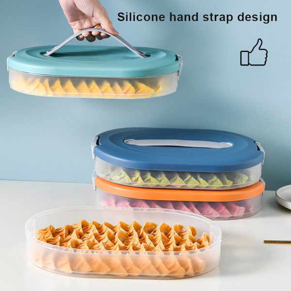 Household Wonton Dumpling Storage Box Multi-layer Food Grade Quick-freeze Box