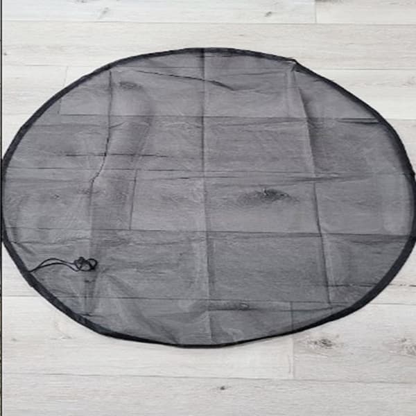 Rain Barrel Net 2 Pcs Adjustable Rain Barrel Protective Net Rain Barrel Cover with Adjustable Drawstring