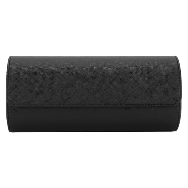 3 Compartment Professional PU Leather Watch Storage Box Travel Portable Watch Case Organizer