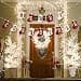 God Jul-bannere, julestrømpeformede bannere i jute