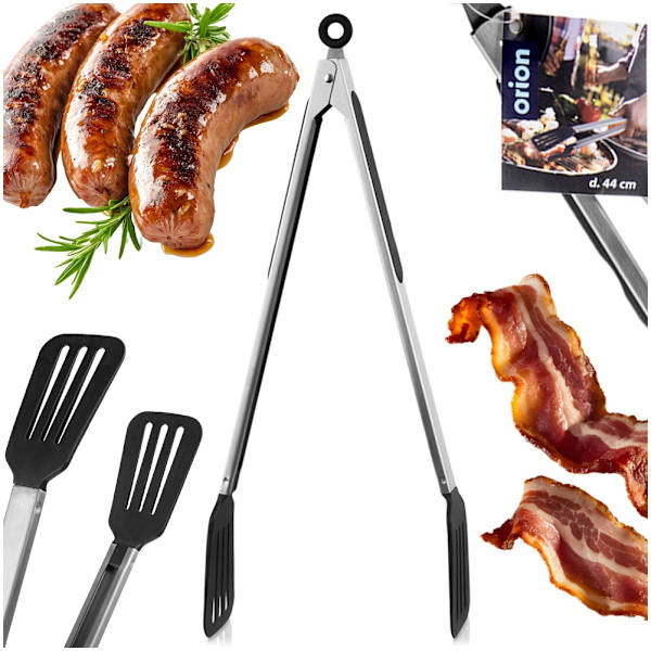 Grilltång i stål 44 cm 146