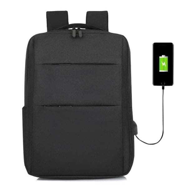 Vanntett Svart Ryggsekk Dataveske