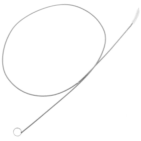 Refrigerator Cleaning Tool with Pipe Cleaner, Refrigerator Scrub Brush, Stainless Steel Drain Pipe Cleaning Brush