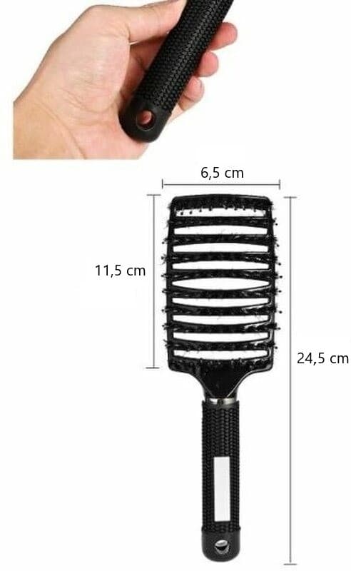 2-pack hiusharjoja – Harja kaikille hiustyypeille 181 181
