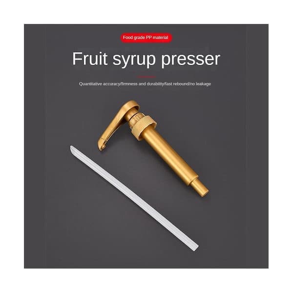 4 st kaffesirappumpdispenser flaskpress handpumphuvud för kaffesmakssirap