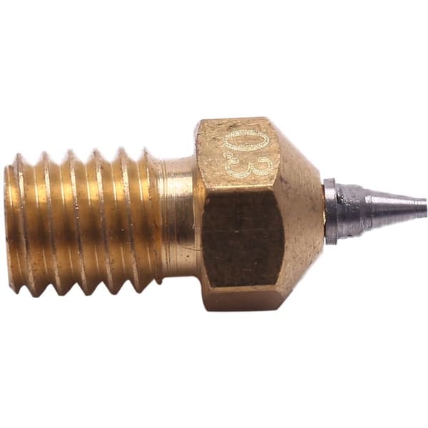 3 pcs/set 3D Printer Part 0.2mm 0.3mm 0.5mm Airbrush Nozzle Adapter Set for V6 Hotend 1.75mm Filament