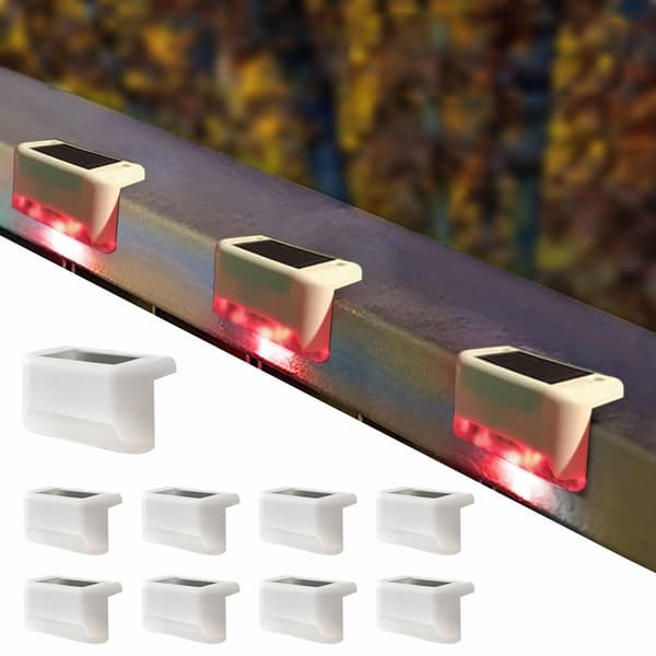 Professionel solcelle udendørsbelysning trådløs (8-pak) Hvid skal White shell IPL White shell IPL