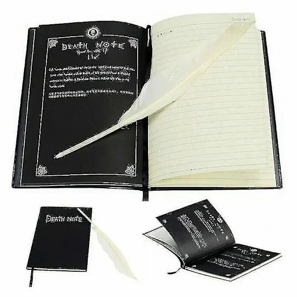 Anime-notesbog Death Note med fjerpen Cosplay Skrivedagbog Gaver_tmall