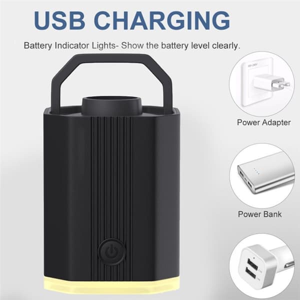 Inflatable pump built-in USB power supply air cushion swimming ring inflatable sofa wireless electric charging pump
