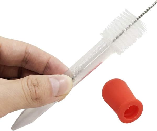 Pipette Bottle, 12-Pack Liquid Droppers and 2 Brushes, for Candy Oil and Gummy Bear Making, 6 Colors
