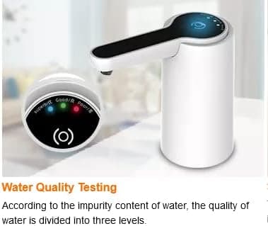 Mini Smart USB Bottenladdad 5 Gallon Flaskad Renare Dricksvatten Kall Automatisk Fristående Bärbar Vattendispenserpump