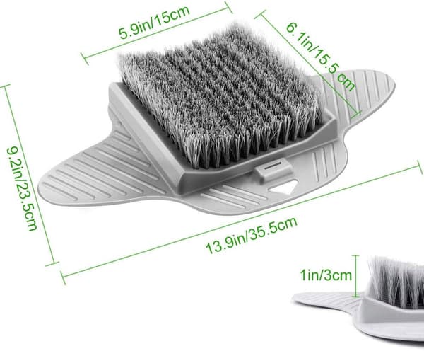 Foot brush foot massager shower brush with suction cups