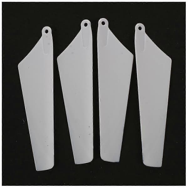 4 stk. reserveblader for helikopterrotor Rc S107, blå