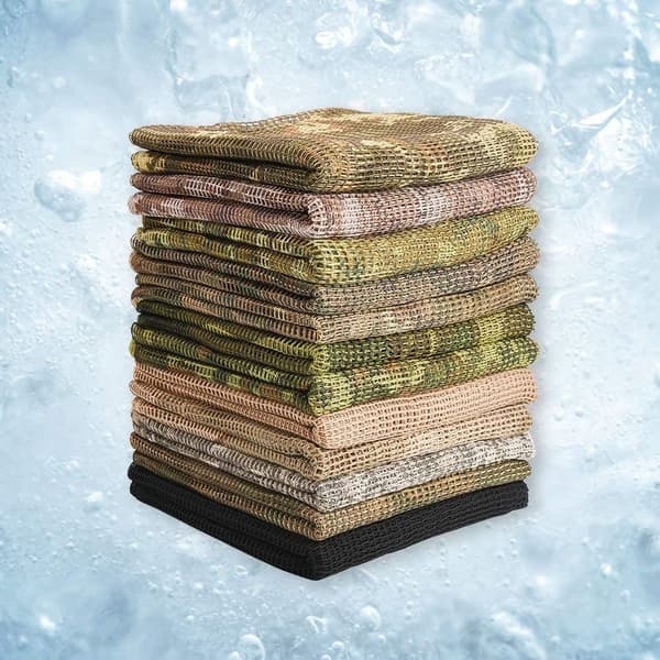 Taktisk netdug Udendørs Sport Kylling Camouflage Stor CP Camo