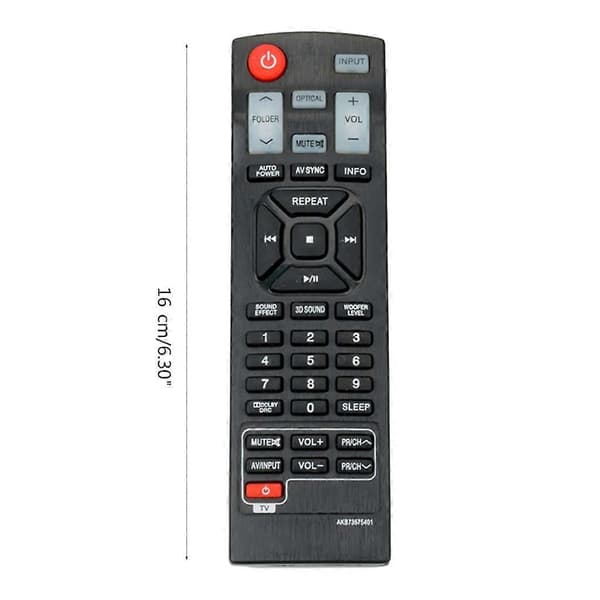 Remote Control for LG Soundbar, Replacement Remote Control for Soundbar AKB7357501 NB5540 NB4540 NB3530A LAP440 db