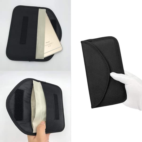 (2-pack) Signalblockerande väskor för bilnycklar RFID-signalblockerande väskor