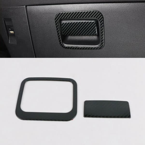 For 2019-2021 Stainless Steel Car Copilot Storage Box Handle Handrail Frame Cover Decals