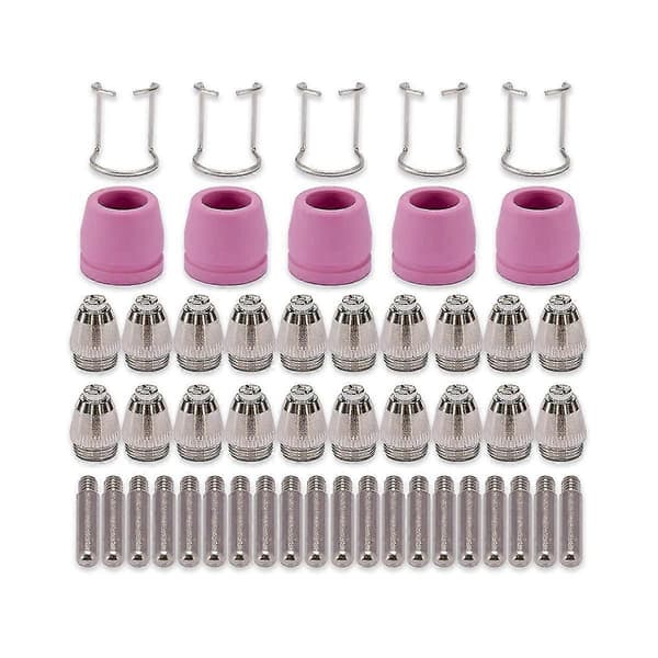 AG60 SG-55 WSD-60 Plasma Cutter Cutting Torch Nozzles Consumables Kit Plasma Cutter Accessories [db] As shown As shown