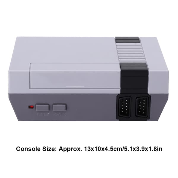 Minispillkonsoll Gamepad Dobbelkontroll med innebygde 620 spill (100V-220V) Storbritannia