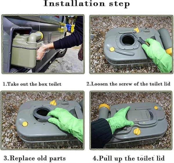 Sealing Kit for Thetford C2 C3 C4 C200 C250 C400 C500 Cassette Toilet - Compatible Replacement-FA-