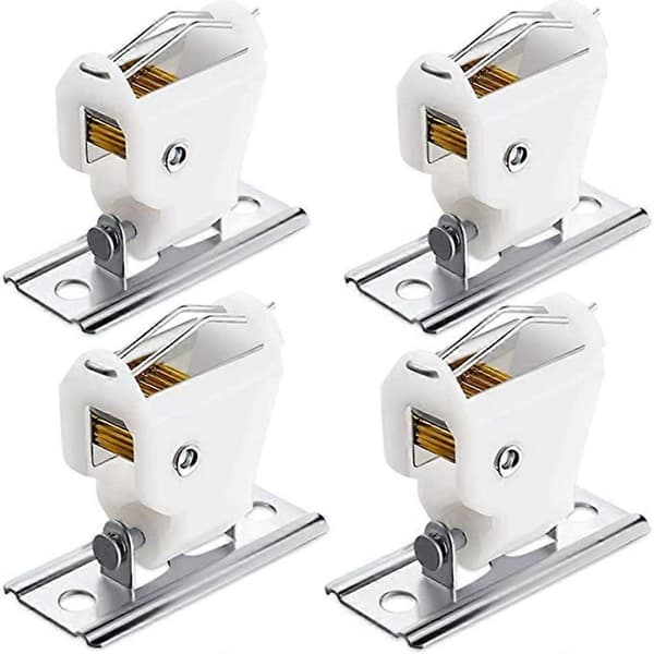 4 pcs Roller Blind Universal Roman Blinds Cord Locks Curtain Accessories (FMY) Silver 5x4cm Silver 5x4cm