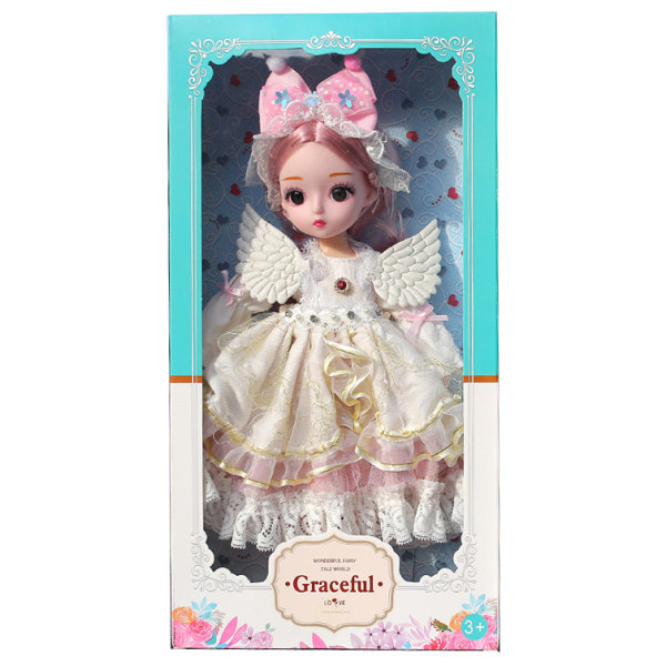 Magisk Barbie docka - 30 cm söt kul för små prinsessor