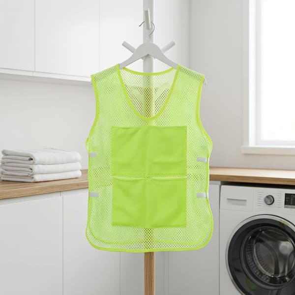 2-pak genanvendelig kølevest med elastisk åndbart meshstof til havearbejde og rejser polyester inklusive genanvendelige køleelementer unisex størrelse -