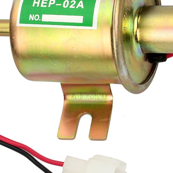 Electric Fuel Pump Universal Low Pressure Gas Accessory Replacement Part HEP 02A 12V