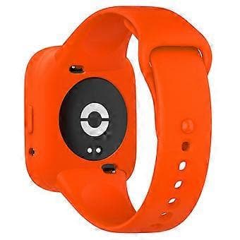 Kompatibel silikonerem med urkasse til Xiaomi Redmi Watch 3 Active (Orange)