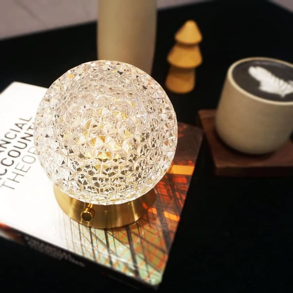 Cordless Table Lamp, Rechargeable Battery Powered Lamp, Interior Lamp