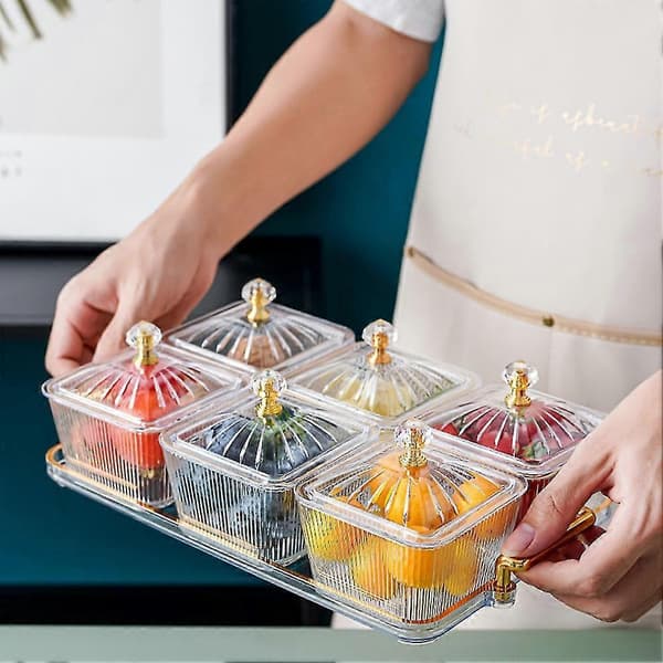 Glass Comment Fruit Plate Bar Plate Hold Fruit Dried F