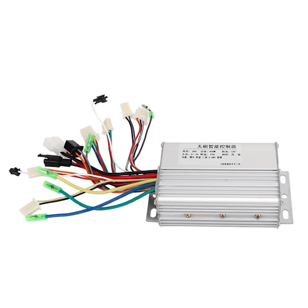 Electric Bicycle Brushless Controller 36V 450W Aluminium Alloy Bike Controller for Electric Bicycle Electric Tricycle