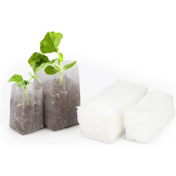 200-pack Biodegradable Non-Woven Plant Grow Bags