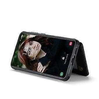 Etui til Samsung Galaxy S24 Slim Stødsikkert Etui Stativ RFID-blokerende PU-læder Kortholder