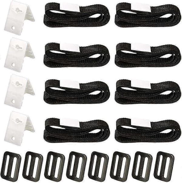 Rullfäste för ovanjordspool, 8 st Solar Cover Reel Attachment Kit för pool, Teleskopisk bubbelrulle för pool