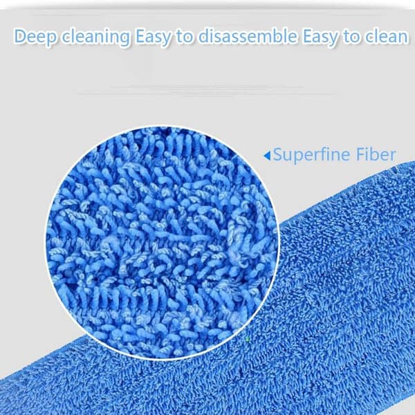 5 stk mikrofibermopp, vannspraymopp, fiber tvunnet stoffmateriale, egnet for alle vaskbare spraymopper og Reveal-mopper 42 * 14cm