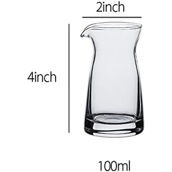 2 stk. glaskande til fløde, sauce, mælkekande, 100 ml H-100 ml - H-100ml