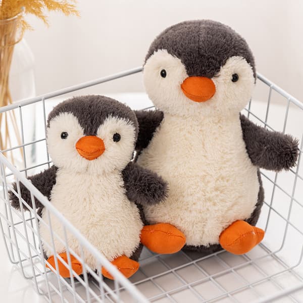 30 cm, pingvindocka, simulerad plyschleksak
