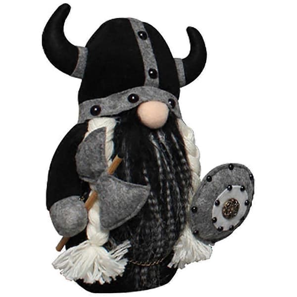 Dvärgdocka Viking Tomte Krigare Jul Tomtar Plysch Dekor-FA-