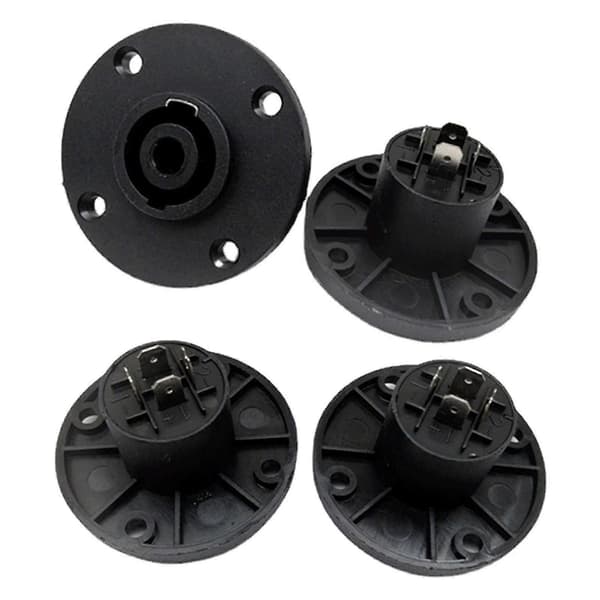 Socket Connectors Speakon Socket 4-pin Speakon Twist Lock Låssystem 1 sett med 2 1 set of 2