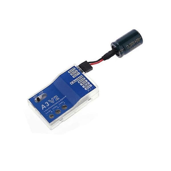 3-akset gyro A3 V2 flykontrolstabilisator til RC-fly med faste vinger