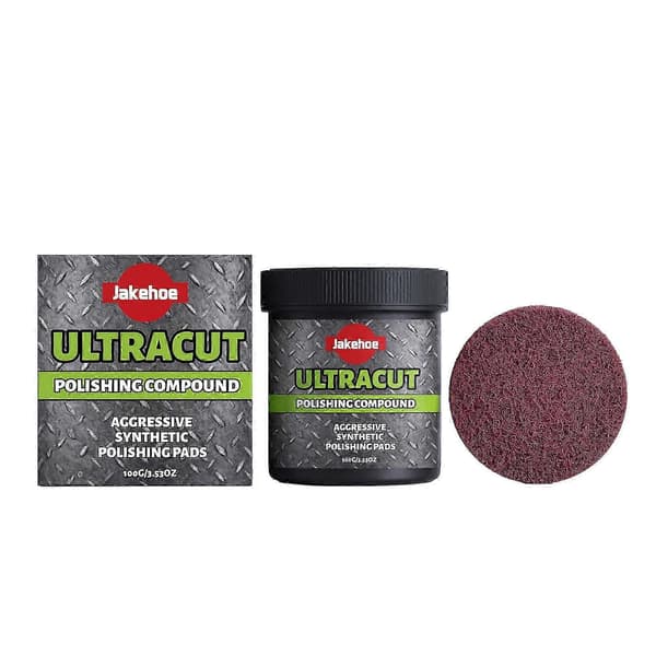 Ultracut poleringsmiddel, 100g møbel- og metallpolish med applikatorpute