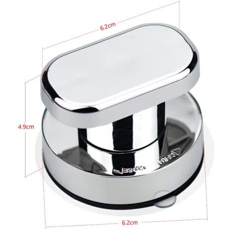 2PCS Suction Cup Door Handle, Suction Cup Window Handle, Strong Suction Cup Handles for Bathroom Glass, Cabinets, Drawer Handles (FMY)
