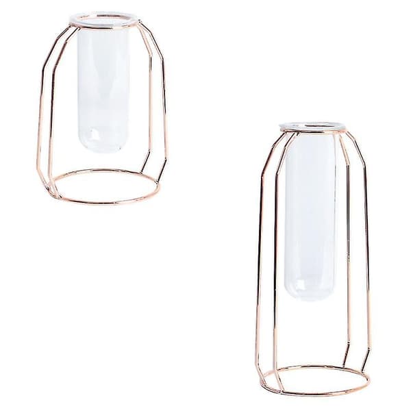Oppbevaringsholder i glass og metall for dekorasjon