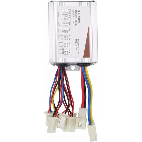 24V børstet hastighedsregulator, elektrisk cykelmotorcontroller, 24V 500W elektrisk motorcontroller, følsom lavspændingsbeskyttelsescontroller longziming
