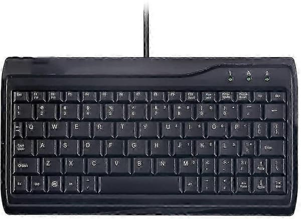 Fullstørrelse 78 Taster Super Mini Kablet Tastatur, Bærbart for Datamaskin, Bærbar PC, Mac Notebook (Profesjonell