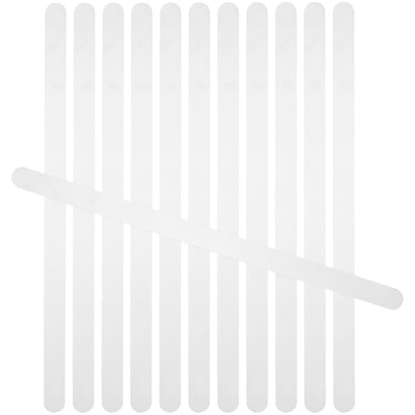 12 Pcs Bathtub Stickers Anti-slip Strips Floor Bathtub Bottom Decals Bathroom Decals