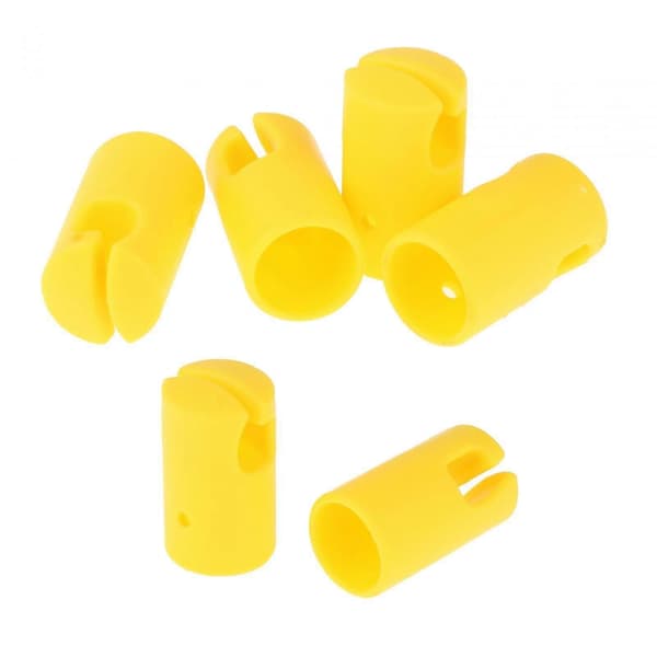 Erstatningshetter for trampolinestolper, 25 mm diameter, for utendørs bruk 6 stk for 25 mm stolper 6pcs for 25mm Poles